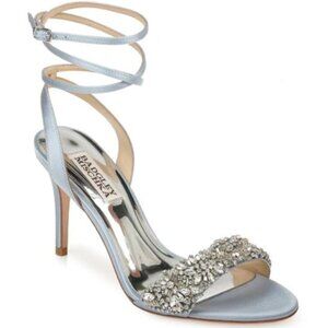 Badgley Mischka Jen Embellished Strappy High-Heel Sandals